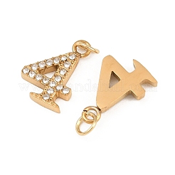 Colgantes de rhinestone de acero inoxidable 304&nbsp;STAS-N133-03E-G