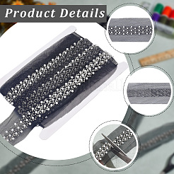 4 Yards Polyester-Spitzenband&nbsp;SRIB-GF0001-73A-01