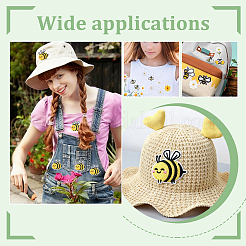 Bienen computergesteuertes Sticktuch zum Aufbügeln/Aufnähen&nbsp;PATC-WH0002-131