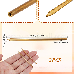 2шт латунная игла&nbsp;AJEW-GA0008-82