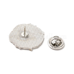 Hunde-Emaille-Anstecknadel mit Messing-Schmetterlingsverschlüssen&nbsp;LS-JEWB-A006-05G