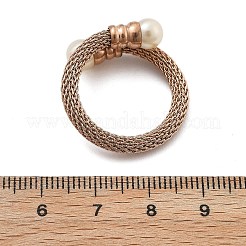 Кольца-манжеты из нержавеющей стали 304 для женщин&nbsp;RJEW-F173-02RG