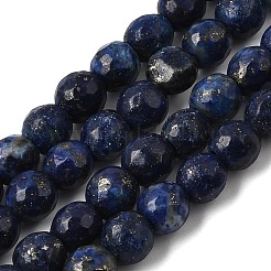 Stränge aus natürlich gefärbten Lapislazuli-Perlen&nbsp;G-G059-6mm