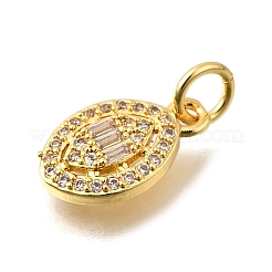 Латунные микро проложить кубического циркония подвески KK-U072-12G