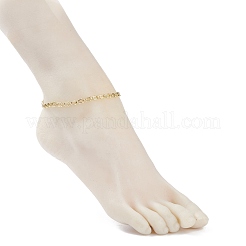 In ottone lettera iniziale u link catena collana braccialetto cavigliera&nbsp;SJEW-JS01235
