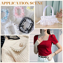 10 ярд полиэстеровой и пластиковой жемчужной ленты&nbsp;OCOR-CY0001-78B