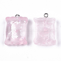 Прозрачные смоляные подвески&nbsp;LS-X-RESI-S356-54A-05