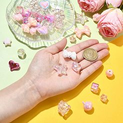 Акриловые бусины с уф-покрытием&nbsp;FIND-CJC0010-90A