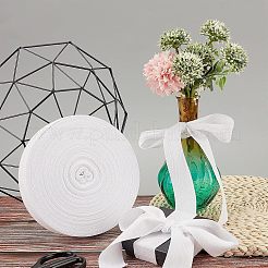 綿綿ツイルテープリボン  ヘリンボーンリボン  家の装飾のため  装飾用ラッピングギフトとDIY工芸品  ホワイト  35mm&nbsp;OCOR-WH0057-30F-01