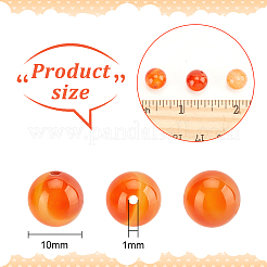 2 нити натуральных бусин сердолика&nbsp;G-OC0004-56