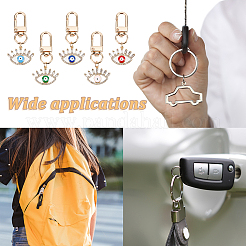 5 шт. 5 цвета эмалевые подвески от сглаза&nbsp;KEYC-AR0001-18