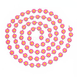 Латунные цепочки с цветочными звеньями CHC-N018-098E