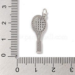 Подвески из латуни и прозрачного циркония с покрытием стойки KK-L216-058P