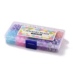 Салат из лаванды смешанного хрустального стекла и стеклянных жемчужных насадок HY-X0009-8mm-01