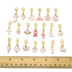20шт 20 стиля подвеска из сплава эмали украшения&nbsp;HJEW-FS00048