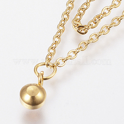 Браслеты-цепочки из нержавеющей стали 304 BJEW-I243-21G