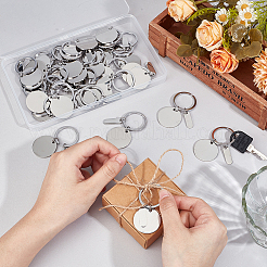 30шт брелок из нержавеющей стали KEYC-BBC0001-01