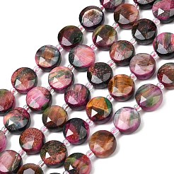 Природных тигровый глаз бисер нитей&nbsp;G-F812-C09-01B