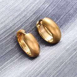 Серьги-кольца из хирургической нержавеющей стали 316 для женщин&nbsp;EJEW-G429-01B-G