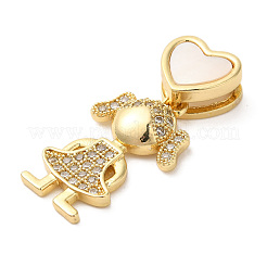 Стойки обшивки латунь микро проложить Циркон подвеску&nbsp;KK-L220-018G-02