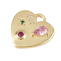 Латунные микро проложить кубического циркония подвески&nbsp;KK-I352-278G