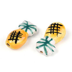 Фарфоровые бусины ручной работы PORC-T133-17