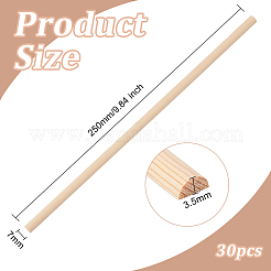 Bastelstöcke aus Holz&nbsp;DIY-WH0430-360B