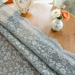 2 pièce de tissu en dentelle de polyester&nbsp;DIY-MA0007-14C