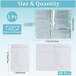 1 album portafoto in plastica trasparente PP&nbsp;AJEW-CN0003-03D