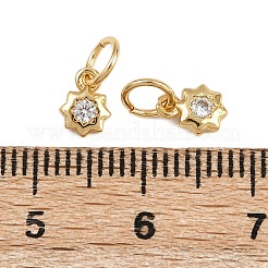 Латунные микро проложить кубического циркония подвески&nbsp;KK-D424-03G