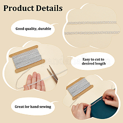 10 ярд нейлоновой кружевной ленты OCOR-WH0078-187B