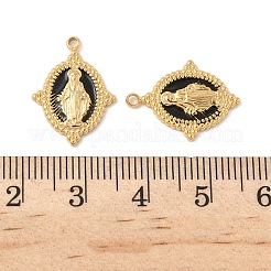 Подвески из нержавеющей стали 304 с эмалью&nbsp;STAS-U057-12G-02