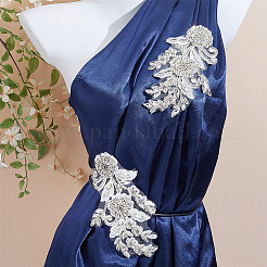 Polyester mit Glas Strass Nähen dekorieren&nbsp;DIY-WH20032-138A