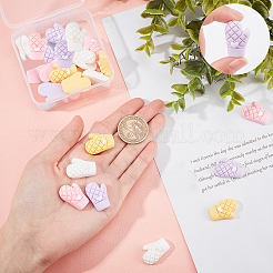 Кабошоны из смолы 24шт 4 цветов&nbsp;RESI-SC0001-83