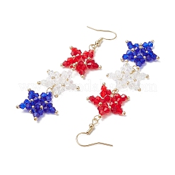 Подвески из стеклянного бисера ручной работы&nbsp;EJEW-MZ00415