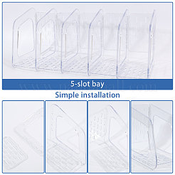 5-teilige Kunststoff-Buchstützen&nbsp;ODIS-WH0038-295