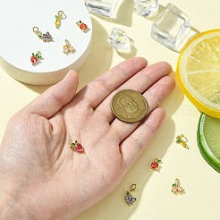 10шт 5 стиля латунные подвески KK-CJ0001-73