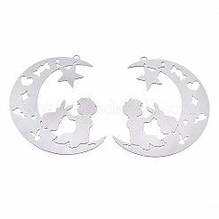 Не тускнеющие филигранные подвески из нержавеющей стали 201&nbsp;LS-X-STAS-S118-012P