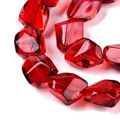 Стеклянные бусины с гальваническим покрытием &nbsp;EGLA-N012-05