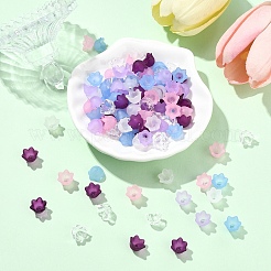 300шт 6 стиля прозрачные акриловые бусины&nbsp;TACR-YW0002-52