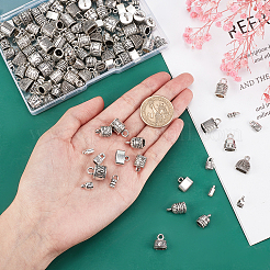 140 шт. 14-х стильный наконечник для шнура из сплава&nbsp;FIND-PH0002-50