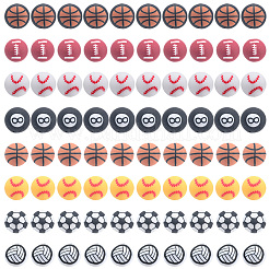 200шт 8 стиля ручной работы бусины из полимерной глины CLAY-PA0001-10