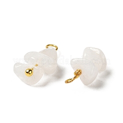 Natürliche weiße Jade Anhänger&nbsp;KK-P242-31G-03