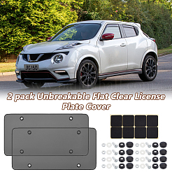 Рамка номерного знака автомобиля из ПК&nbsp;AJEW-WH0596-422