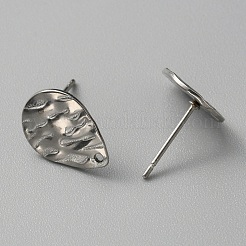 Ohrstecker-Zubehör aus strukturiertem&nbsp;STAS-WH0027-54J