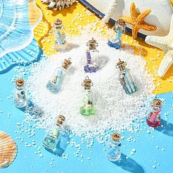 10 шт. стеклянная бутылка желаний подвеска украшения&nbsp;GLAA-YW0005-08