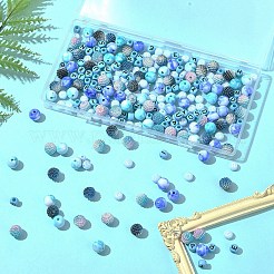 244шт наборы имитации акриловых бусин OACR-FS0004-07A
