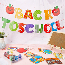 2 комплект из 2-х видов бумажных баннеров AJEW-GF0008-51