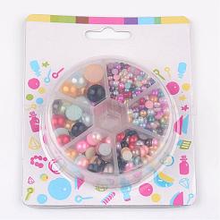 1box abs пластмассовые имитационные жемчужные купольные кабошоны SACR-JP0001-M