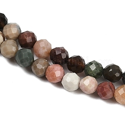 Бусы из натурального алашанского агата&nbsp;G-C181-B05-03